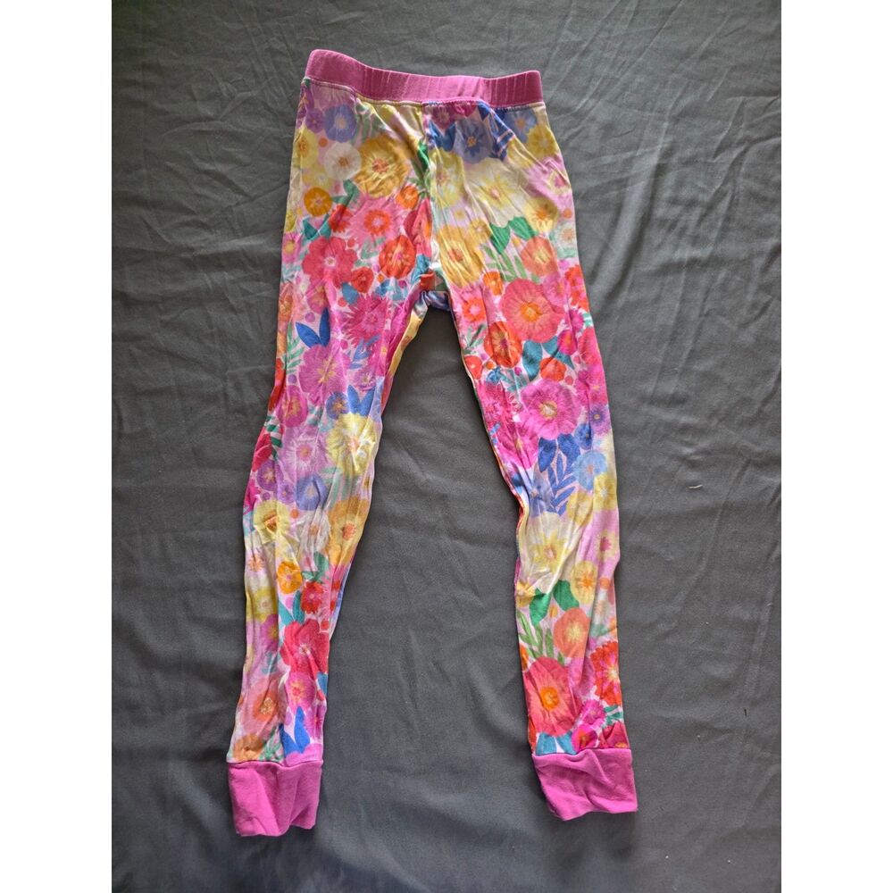 Little Sleepies Secret Garden Floral Bamboo Pajama Pants 3T Lunaluxe